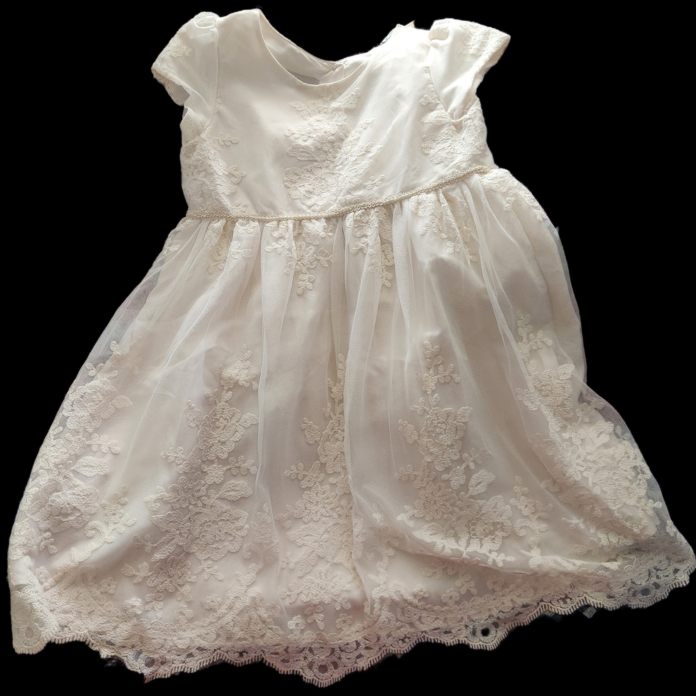 Pastourelle White Lace Kids Formal Dress